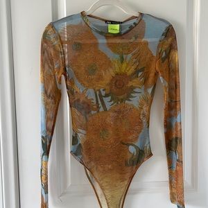 Zara Van Gogh bodysuit sz S - Special Price $3 if bought with order of 100+